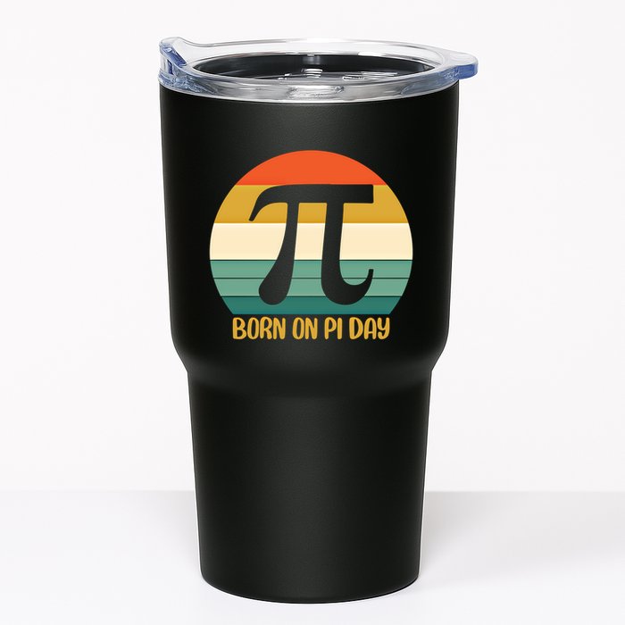 Born On Pi Day March 14 Math Geek Funny Design Meaningful Gift Tumbler