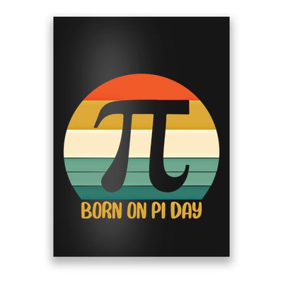 Born On Pi Day March 14 Math Geek Funny Design Meaningful Gift Poster