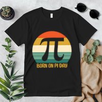 Born On Pi Day March 14 Math Geek Funny Design Meaningful Gift Premium T-Shirt