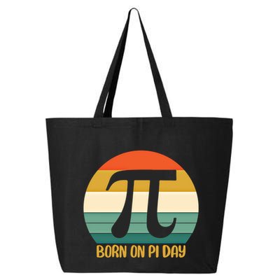 Born On Pi Day March 14 Math Geek Funny Design Meaningful Gift 25L Jumbo Tote