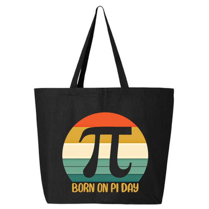Born On Pi Day March 14 Math Geek Funny Design Meaningful Gift 25L Jumbo Tote