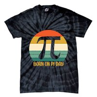 Born On Pi Day March 14 Math Geek Funny Design Meaningful Gift Tie-Dye T-Shirt