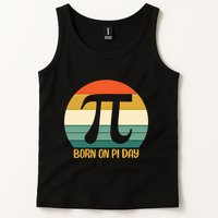 Born On Pi Day March 14 Math Geek Funny Design Meaningful Gift Tank Top