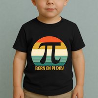 Born On Pi Day March 14 Math Geek Funny Design Meaningful Gift Toddler T-Shirt