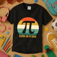 Born On Pi Day March 14 Math Geek Funny Design Meaningful Gift Kids T-Shirt