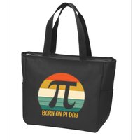 Born On Pi Day March 14 Math Geek Funny Design Meaningful Gift Zip Tote Bag