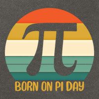 Born On Pi Day March 14 Math Geek Funny Design Meaningful Gift Cotton Canvas Backpack