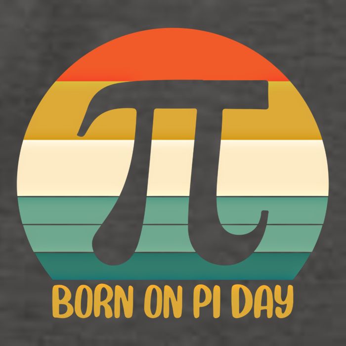 Born On Pi Day March 14 Math Geek Funny Design Meaningful Gift Vector Backpack