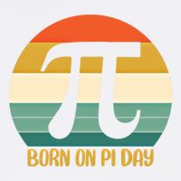 Born On Pi Day March 14 Math Geek Funny Design Meaningful Gift Garment-Dyed Sweatshirt