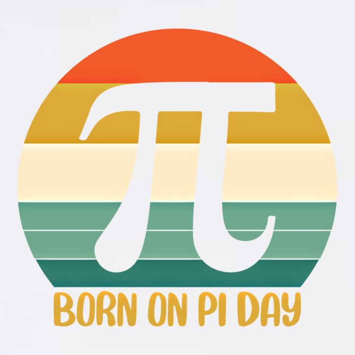 Born On Pi Day March 14 Math Geek Funny Design Meaningful Gift Garment-Dyed Sweatshirt