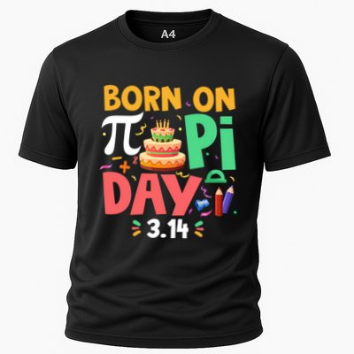 Born On Pi Day 3 14 Pi Symbol Mathematic Math Lover Birthday Meaningful Gift Performance Shirt