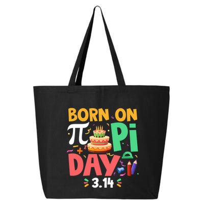 Born On Pi Day 3 14 Pi Symbol Mathematic Math Lover Birthday Meaningful Gift 25L Jumbo Tote