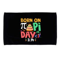 Born On Pi Day 3 14 Pi Symbol Mathematic Math Lover Birthday Meaningful Gift Microfiber Hand Towel