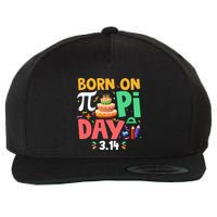 Born On Pi Day 3 14 Pi Symbol Mathematic Math Lover Birthday Meaningful Gift Wool Snapback Cap
