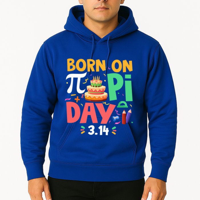 Born On Pi Day 3 14 Pi Symbol Mathematic Math Lover Birthday Meaningful Gift Hoodie