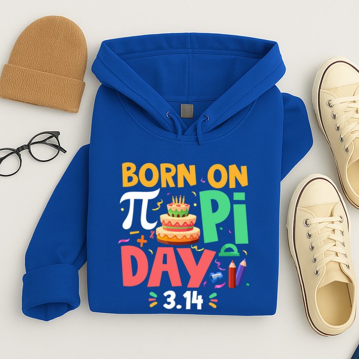Born On Pi Day 3 14 Pi Symbol Mathematic Math Lover Birthday Meaningful Gift Hoodie