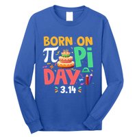 Born On Pi Day 3 14 Pi Symbol Mathematic Math Lover Birthday Meaningful Gift Long Sleeve Shirt