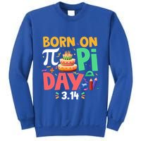 Born On Pi Day 3 14 Pi Symbol Mathematic Math Lover Birthday Meaningful Gift Sweatshirt