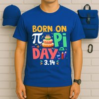 Born On Pi Day 3 14 Pi Symbol Mathematic Math Lover Birthday Meaningful Gift T-Shirt