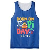 Born On Pi Day 3 14 Pi Symbol Mathematic Math Lover Birthday Meaningful Gift Mesh Reversible Basketball Jersey Tank