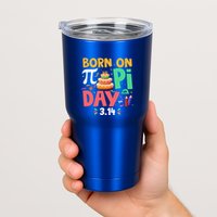 Born On Pi Day 3 14 Pi Symbol Mathematic Math Lover Birthday Meaningful Gift Tumbler