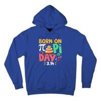 Born On Pi Day 3 14 Pi Symbol Mathematic Math Lover Birthday Meaningful Gift Tall Hoodie