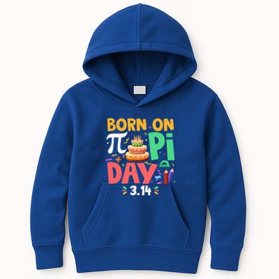 Born On Pi Day 3 14 Pi Symbol Mathematic Math Lover Birthday Meaningful Gift Kids Hoodie