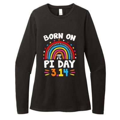 Born On Pi Day Pi Day Math Teacher Womens CVC Long Sleeve Shirt