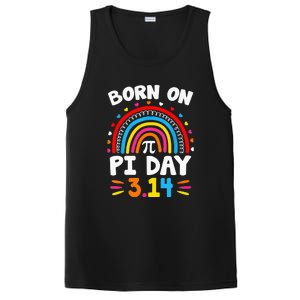 Born On Pi Day Pi Day Math Teacher PosiCharge Competitor Tank