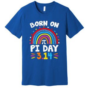 Born On Pi Day Pi Day Math Teacher Premium T-Shirt