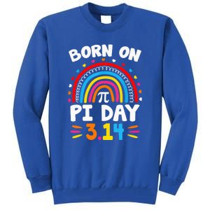 Born On Pi Day Pi Day Math Teacher Tall Sweatshirt