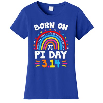 Born On Pi Day Pi Day Math Teacher Women's T-Shirt