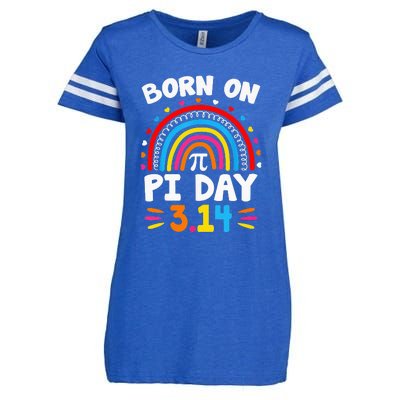 Born On Pi Day Pi Day Math Teacher Enza Ladies Jersey Football T-Shirt