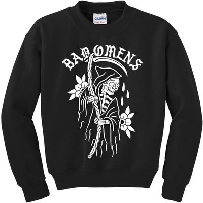 Bad Omen Reaper The Death Of Peace Of Mind Kids Sweatshirt
