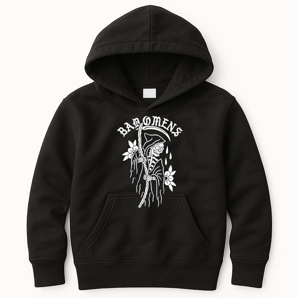 Bad Omen Reaper The Death Of Peace Of Mind Kids Hoodie