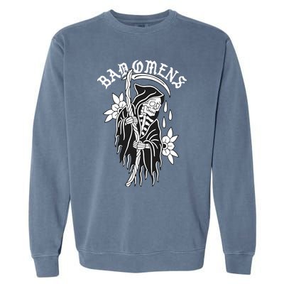 Bad Omen Reaper The Death Of Peace Of Mind Garment-Dyed Sweatshirt