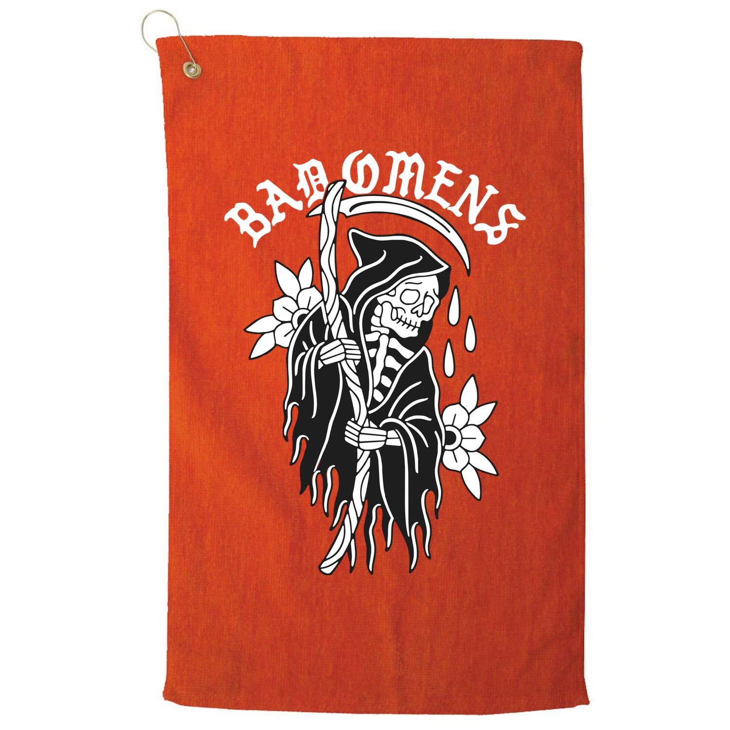 Bad Omen Reaper The Death Of Peace Of Mind Golf Towel