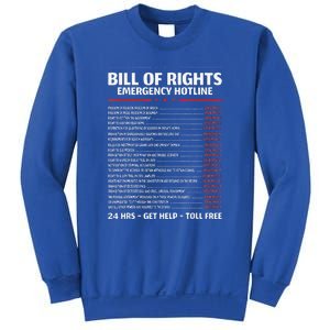 Bill Of Rights Emergency Hotline Amendment 110 Constitution Sweatshirt