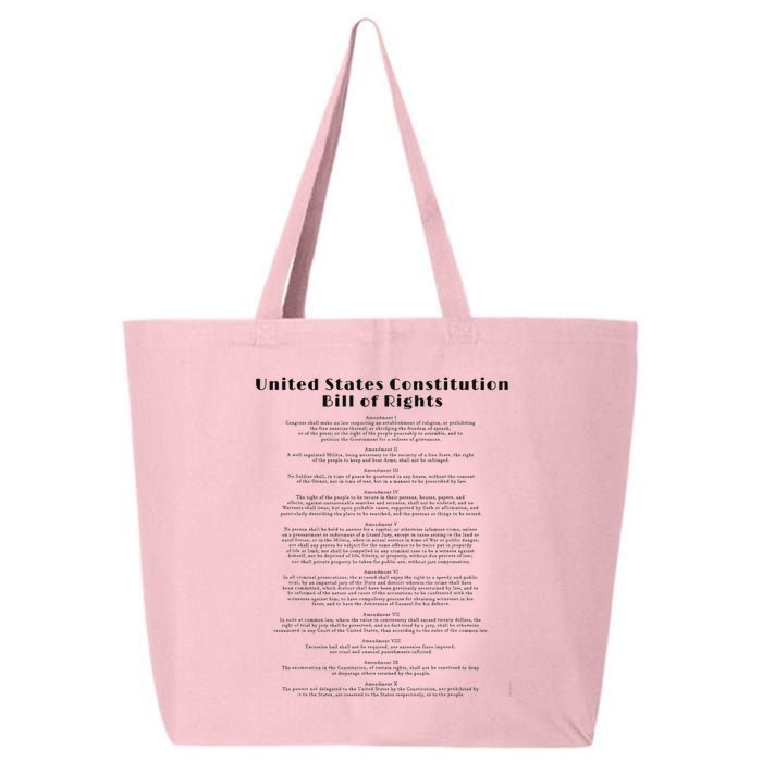 Bill Of Rights Us Constitution 25L Jumbo Tote