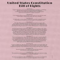 Bill Of Rights Us Constitution 25L Jumbo Tote