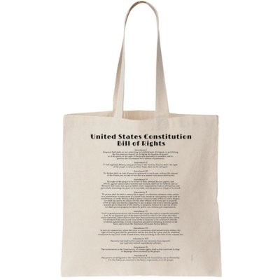 Bill Of Rights Us Constitution Bag
