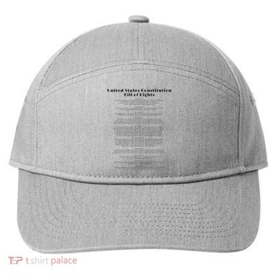 Bill Of Rights Us Constitution 7-Panel Snapback Hat
