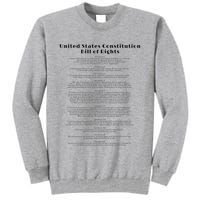 Bill Of Rights Us Constitution Tall Sweatshirt