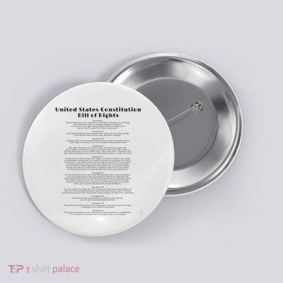 Bill Of Rights Us Constitution Button