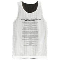 Bill Of Rights Us Constitution Mesh Reversible Basketball Jersey Tank