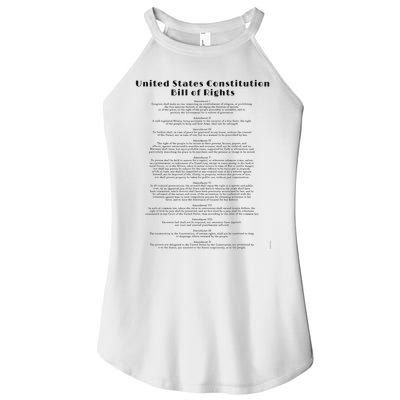 Bill Of Rights Us Constitution Women's Perfect Tri Rocker Tank