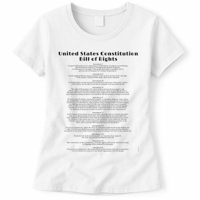 Bill Of Rights Us Constitution Womens T-Shirt