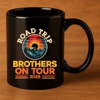 Brothers On Road Trip 2025 11oz C Handle Ceramic Mug