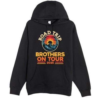 Brothers On Road Trip 2025 Premium Pullover Hoodie