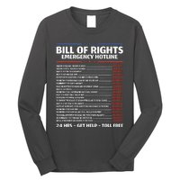 Bill Of Rights Emergency Hotline Amendments Of Constitution Long Sleeve Shirt